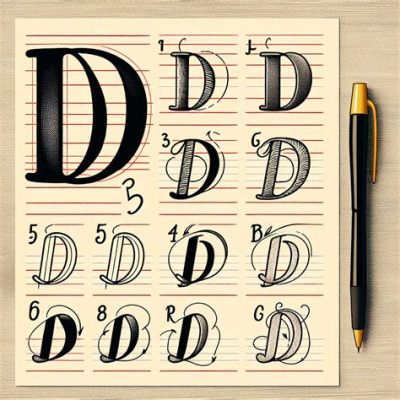 How to Write a Cursive D Capital: A Journey Through Loops and Lines